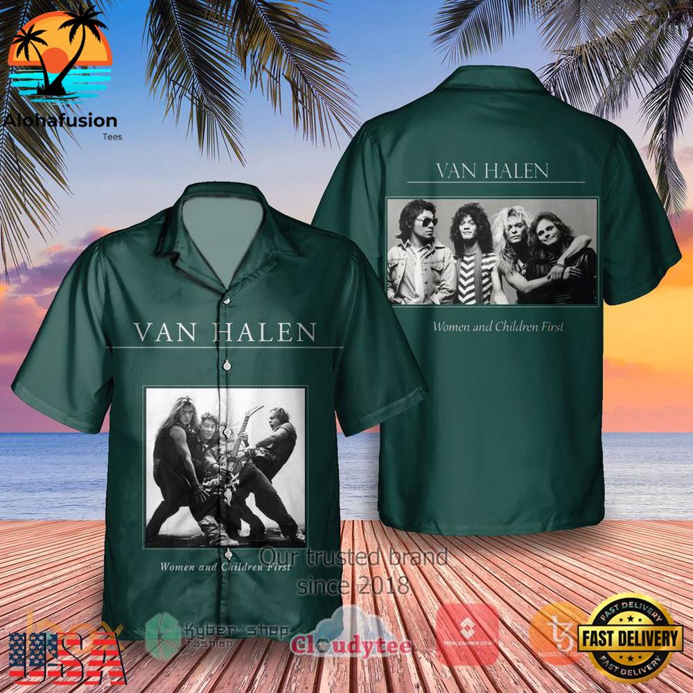 Van Halen Women And Children First Album Summer Hawaiian Shirt