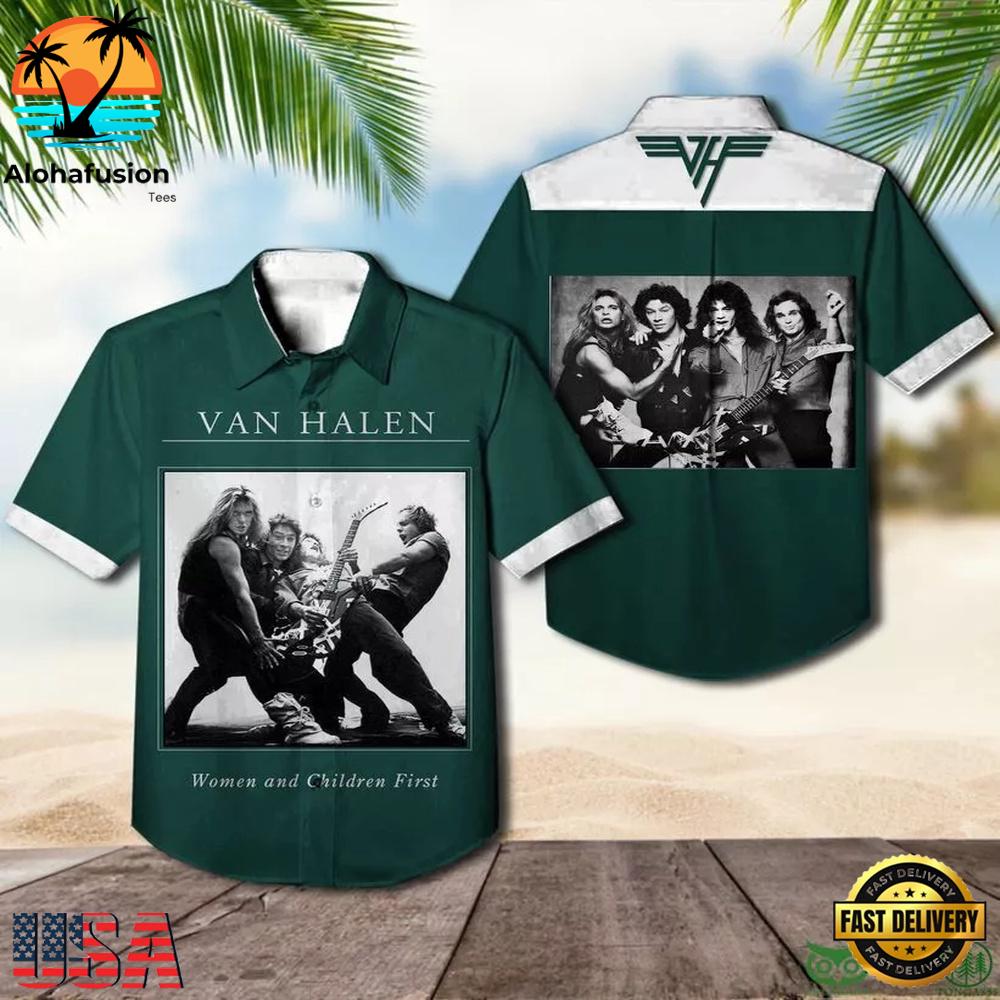 Van Halen Women and Children First Summer Hawaiian Shirt