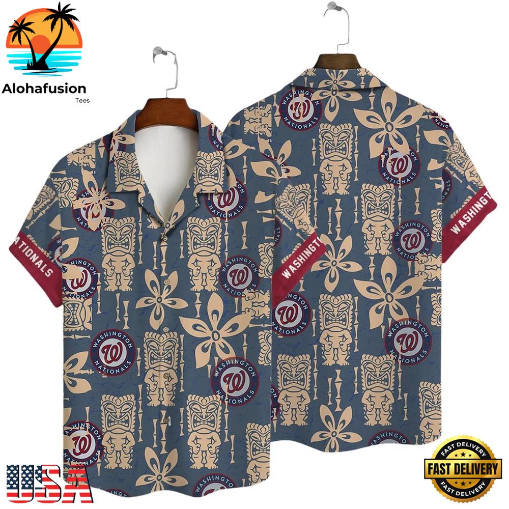 Washington Nationals Island Escape Summer Hawaiian Shirt