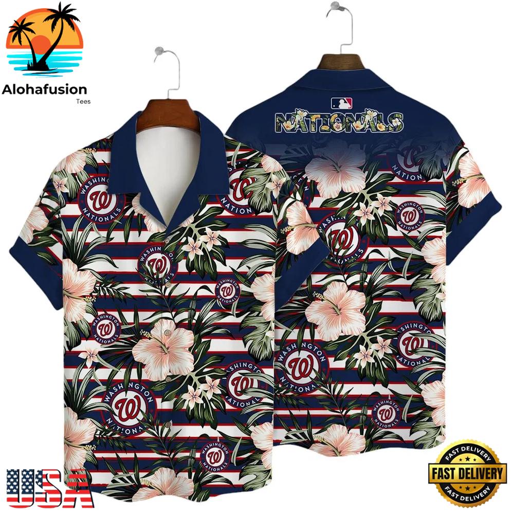 Washington Nationals Paradise Cove Summer Hawaiian Shirt