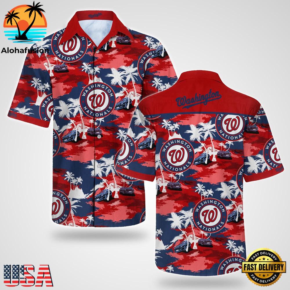Washington Nationals Tropic Dreams Summer Hawaiian Shirt